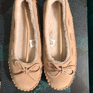 LL Bean Moccasin Slippers.